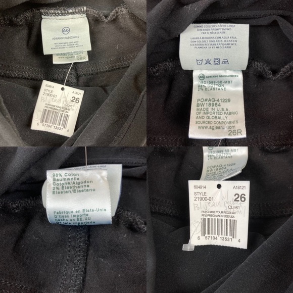 AG The Legging Deconstructed Maternity Jeans - Picture 3 of 16